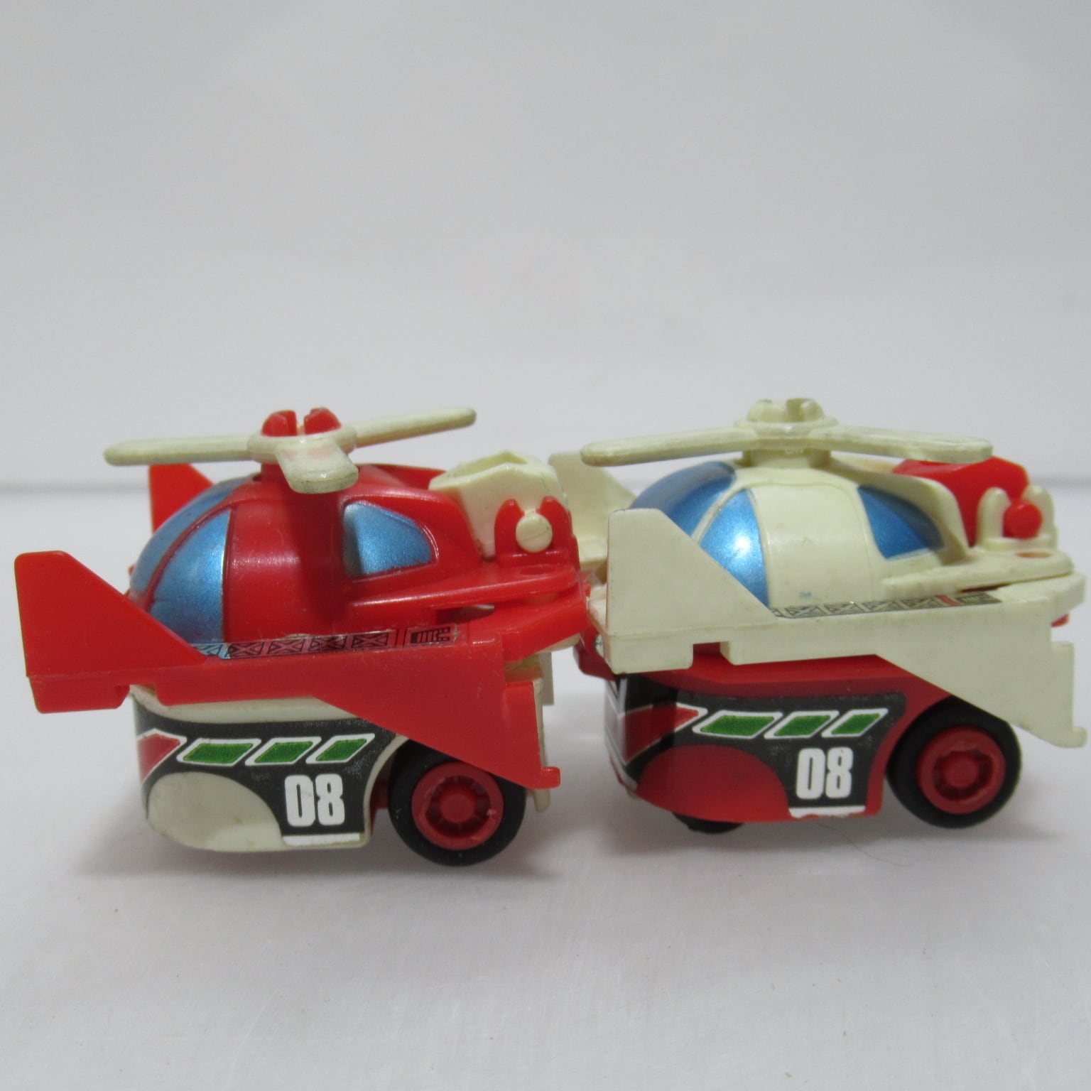 レトロ 変形ロボ ヘリコプター ロボット WATCH-HELI 2種セット