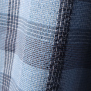 美品 M 03年 青 パッカーウェアシャツ Patagonia パタゴニア ブルー puckerware shirt チェック