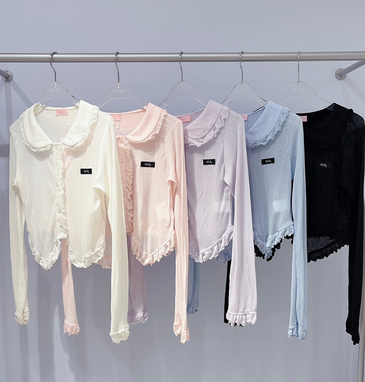 S/S フリルシアーカーディガン | lilLilly official webstore