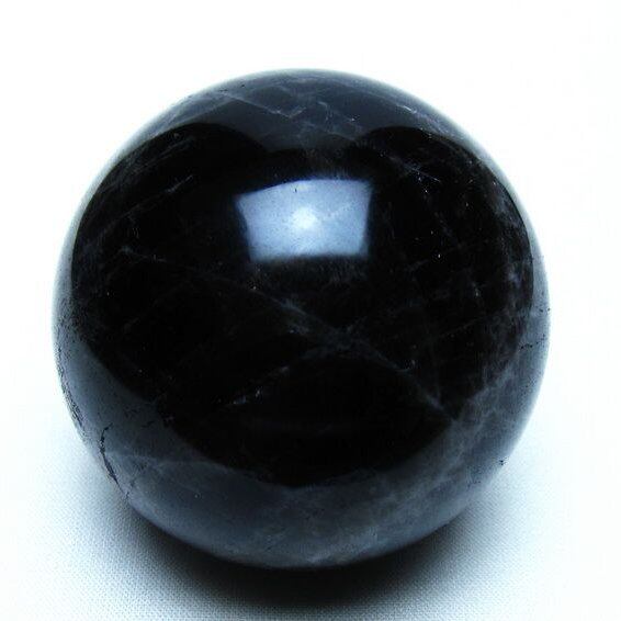 モリオン 黒水晶 丸玉 61mm 一点物 151-9455