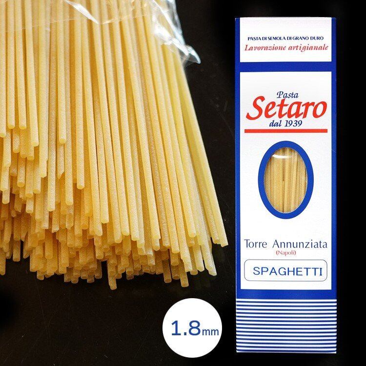 イタリアの老舗　セタロ　Setaro 　パスタ　 スパゲッティ １kg✕3袋 楽天市場】setaro スパゲティーニ 1.6mm 500g セタロ セレブ御用達
