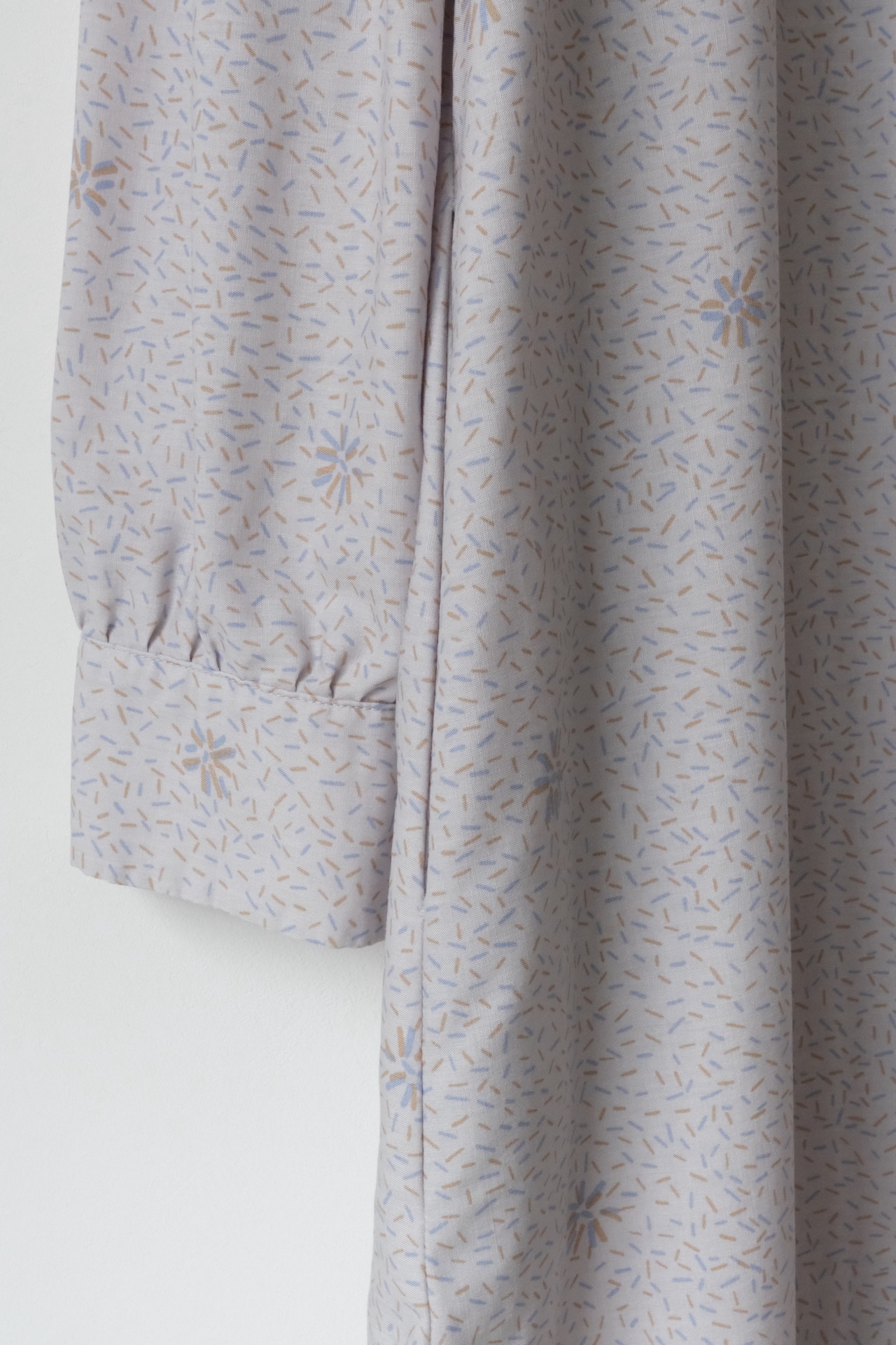 Marimekko floral print lavender gray dress
