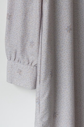 Marimekko floral print lavender gray dress