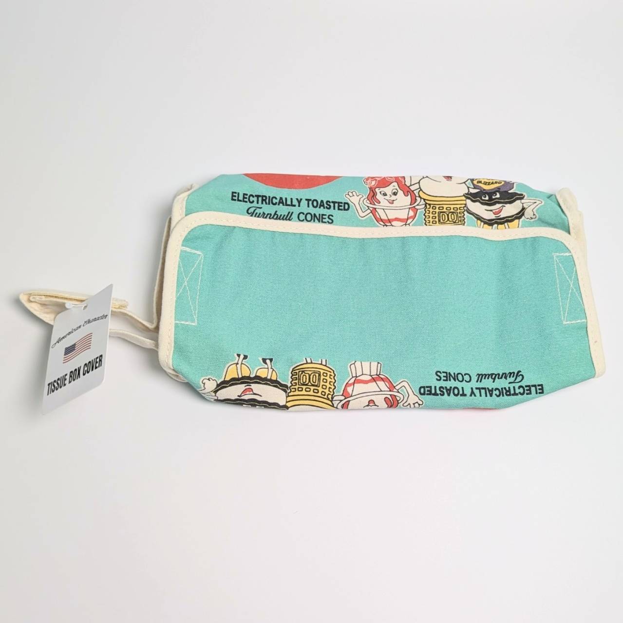 【 Dairy Queen / DQ（デイリークイーン) 】 Tissue Cover / ティッシュ カバー 吊り下げ〚アメリカン雑貨 アメトイ〛