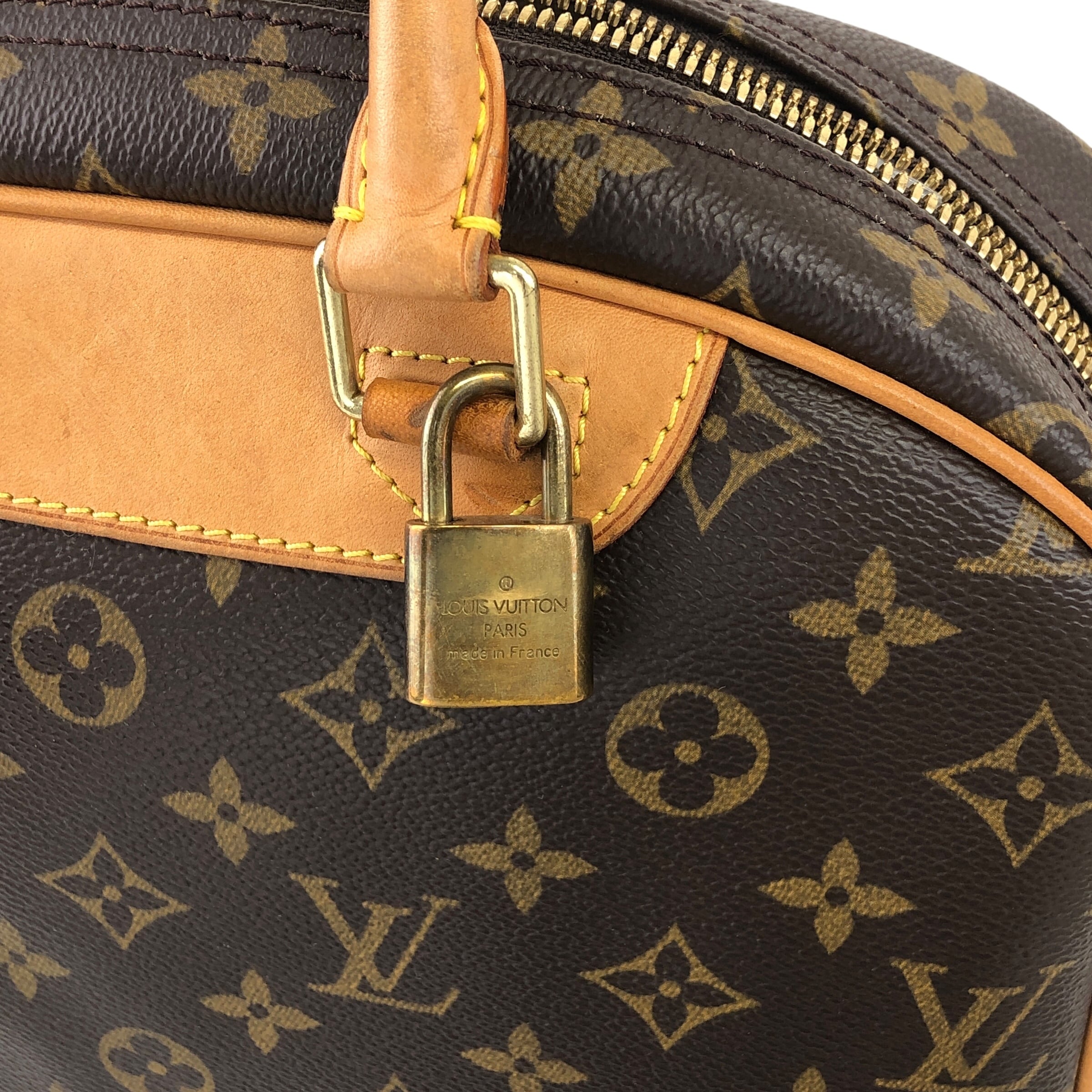 LOUIS VUITTON ルイヴィトン ハンドバッグ ブラウン PVC/レザー