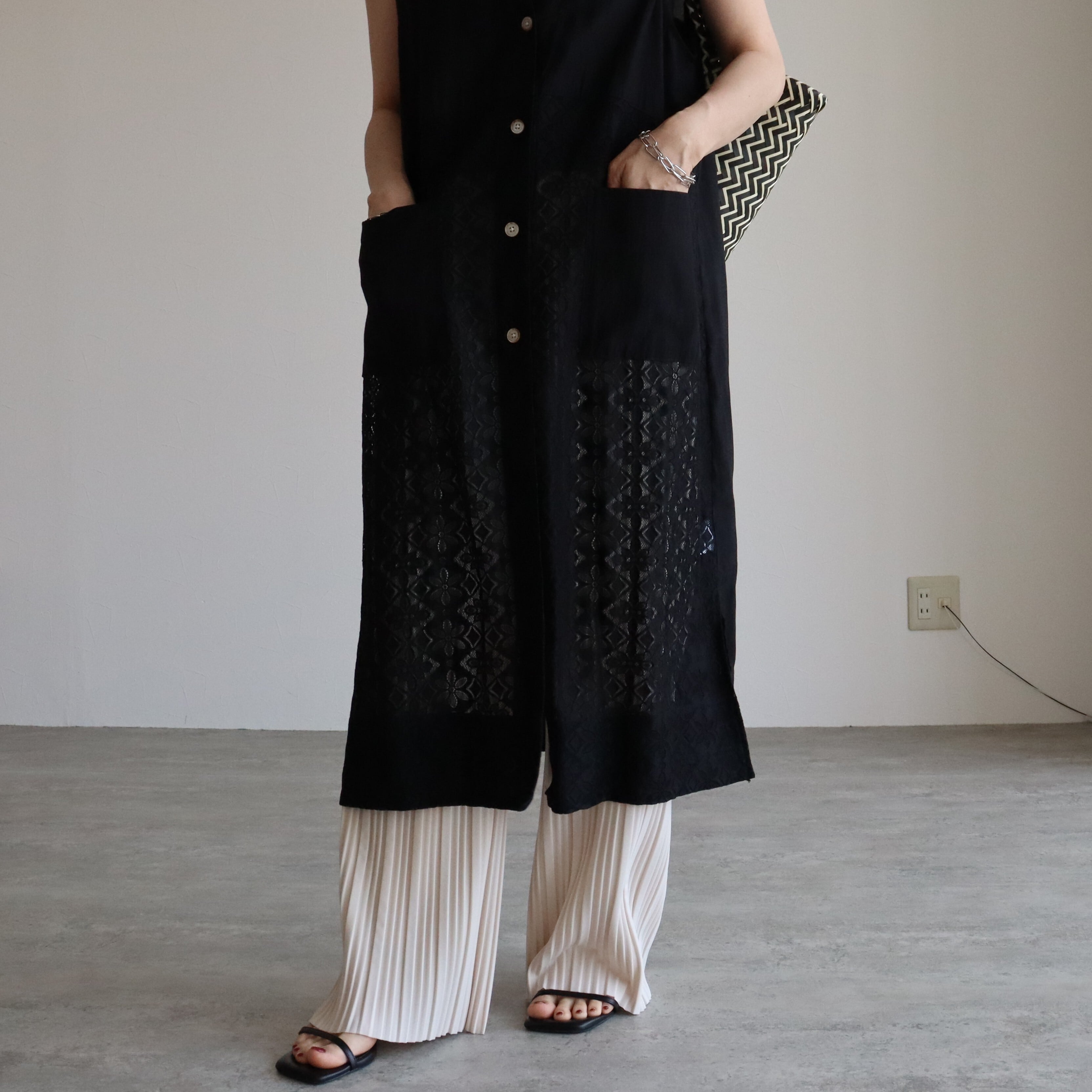 全骨格◎/体型拾わず美脚見え】ランダムプリーツパンツ【y2772-z