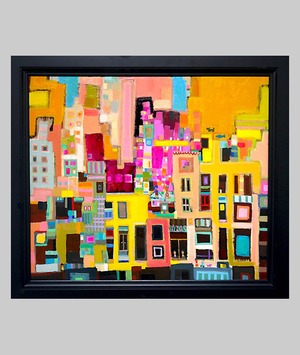 SOLD | 油彩画 | スプリングタウン | OIL x CANVAS