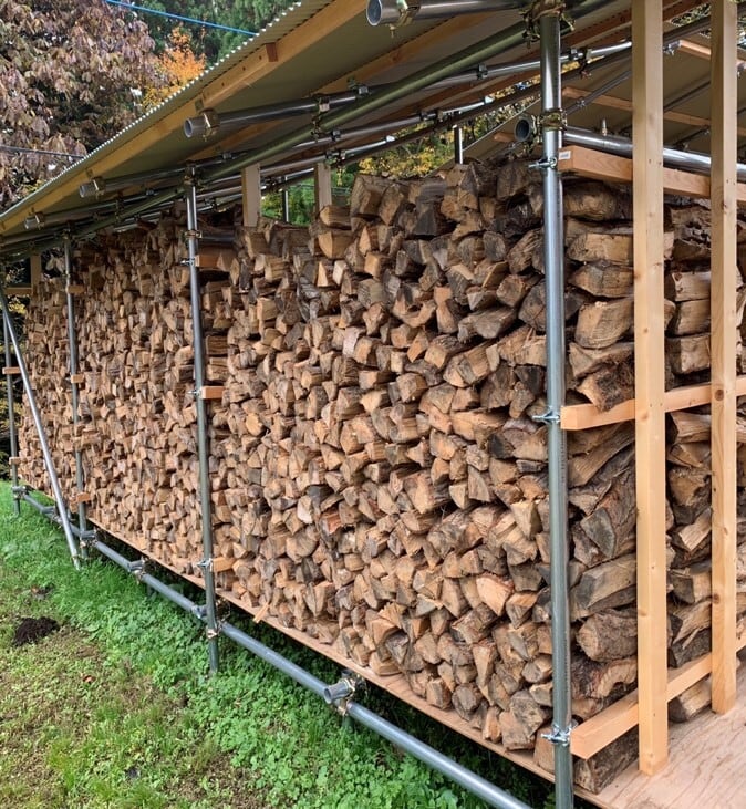 日光産ナラの薪 軽トラック1台分（約300kg） | 【公式】四代目  