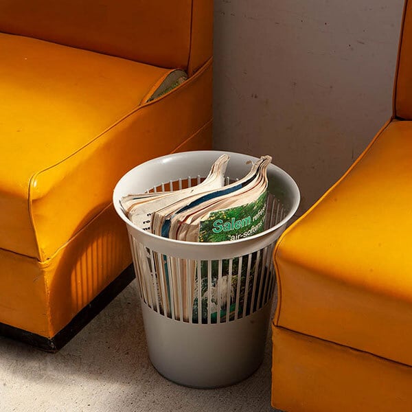 ITALIAN OPEN WASTE BASKET 14L イタリアン オープン ウェイスト