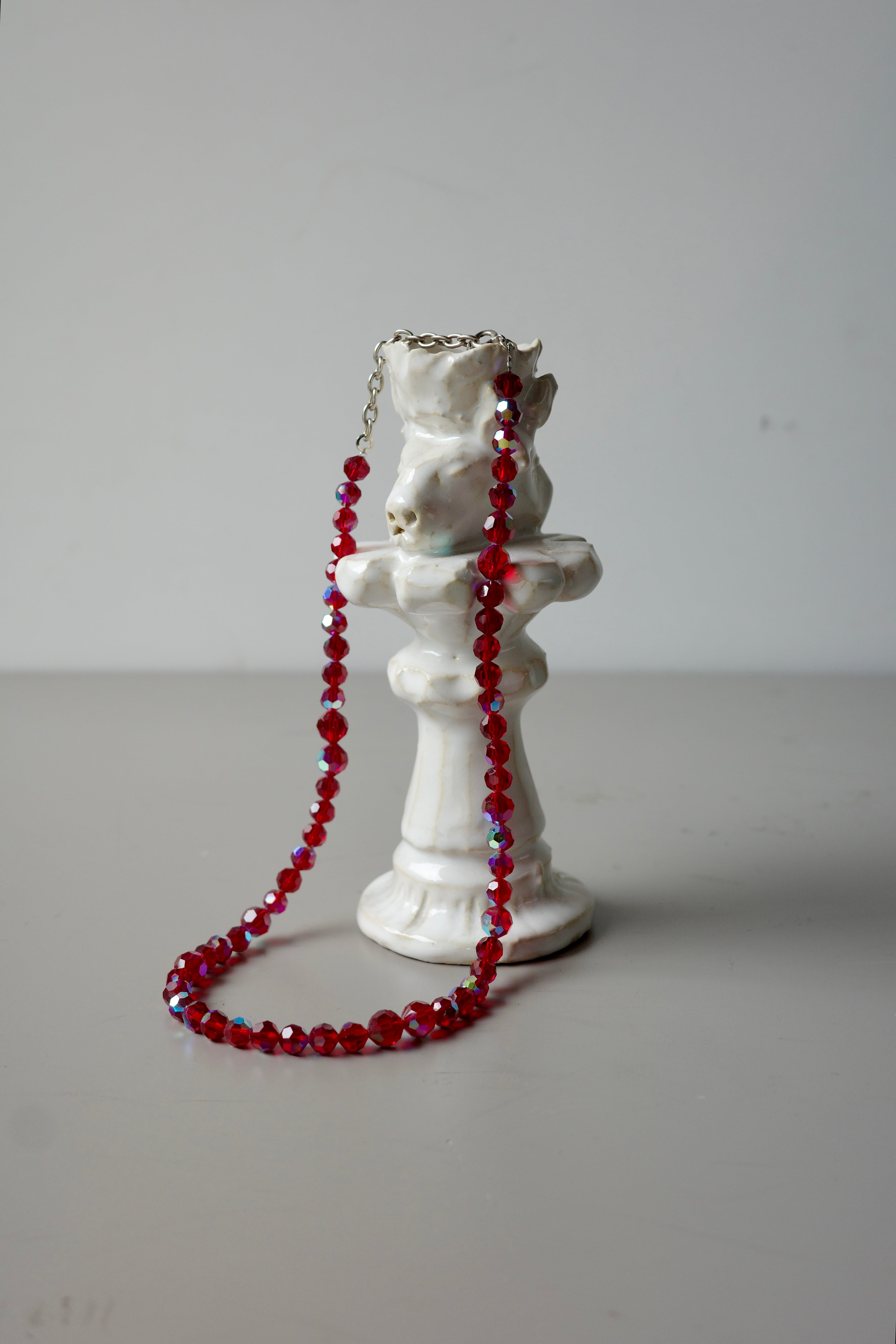 Daniel et Lili【40's Vintage Swarovski Necklace -Red-】