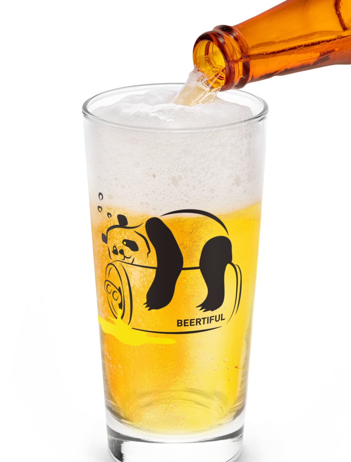 ほろ酔いパンダ】ロンググラス | BEERTIFUL STORE｜ビールグッズ