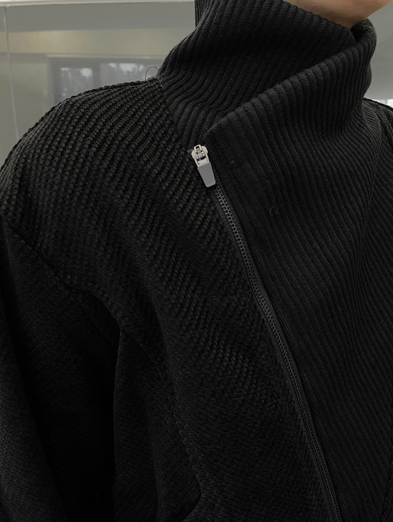 BEVAN UP Bias Cut Zip Jacket