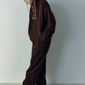 Front-Zip Oversized  Boa Jacket  T4109