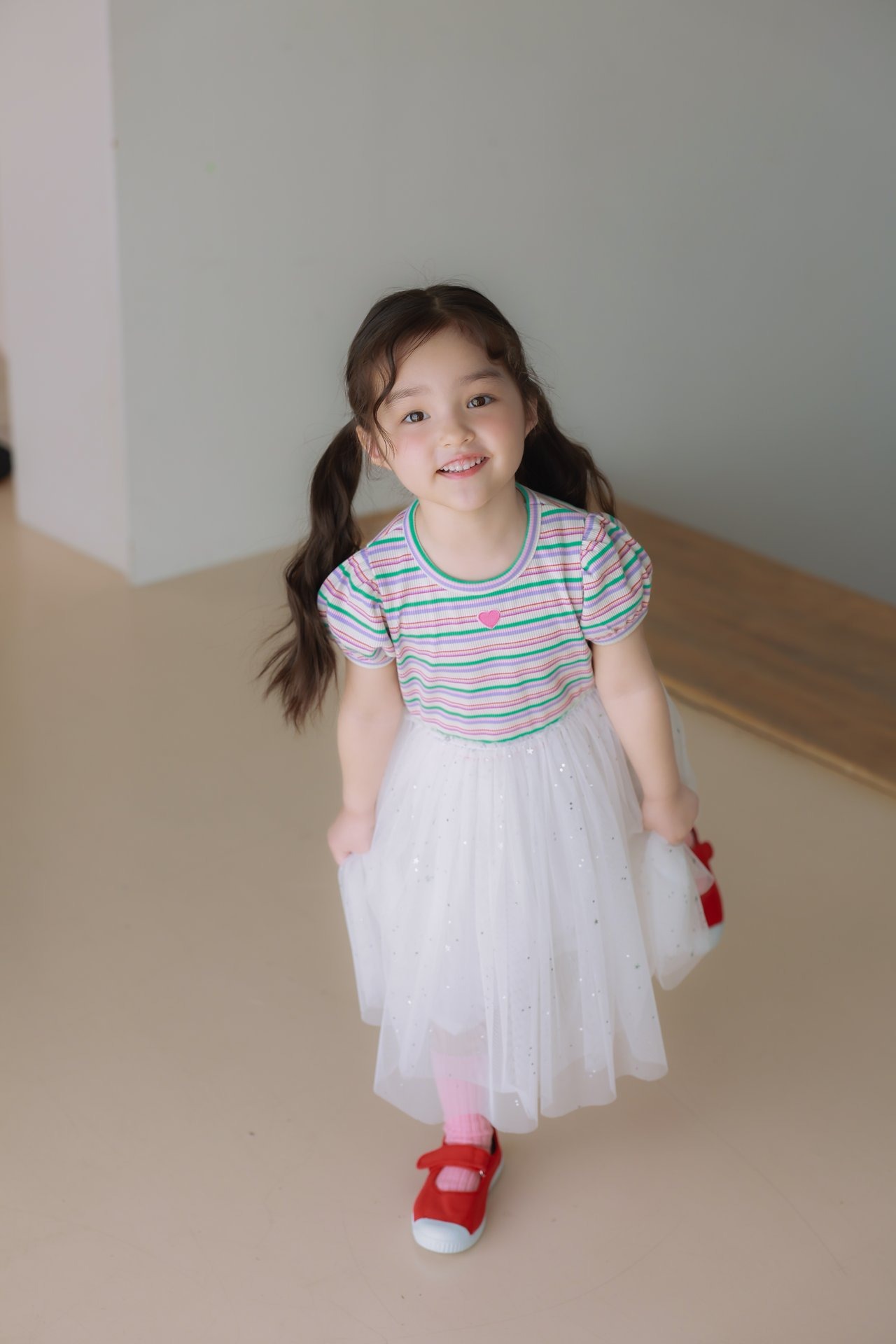 [JAZZ] Ange Mesh Dress / [째즈] 앙쥬망사원피스