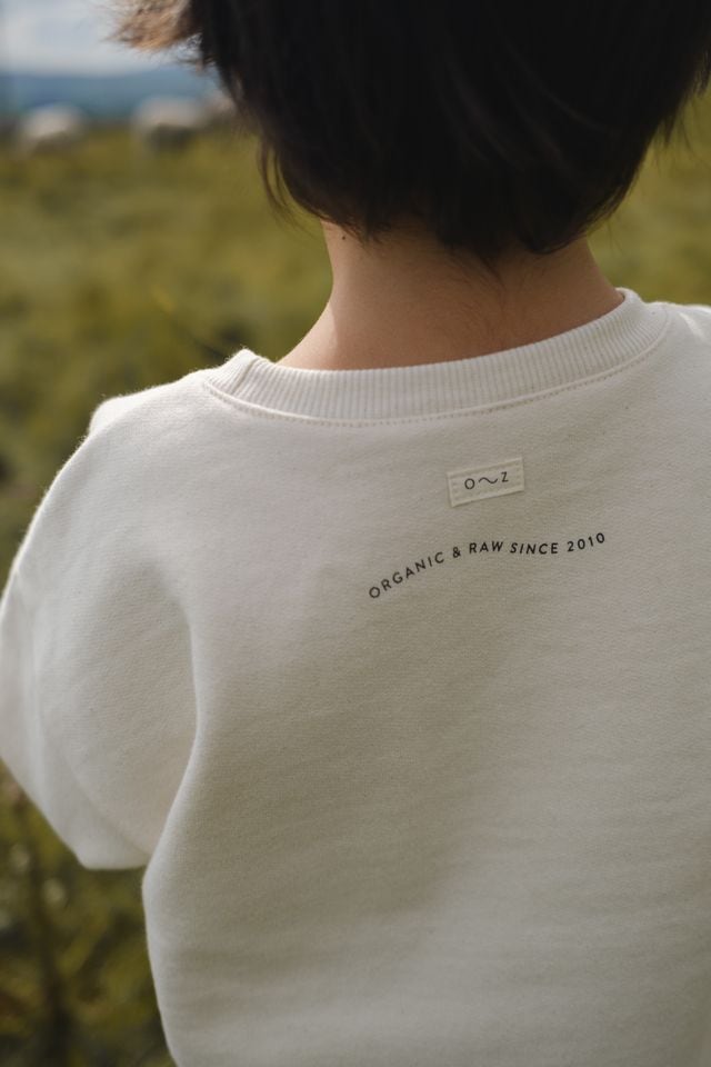 送料無料【organic zoo】Milk Sweatshirt Undyed | RIRIBELL