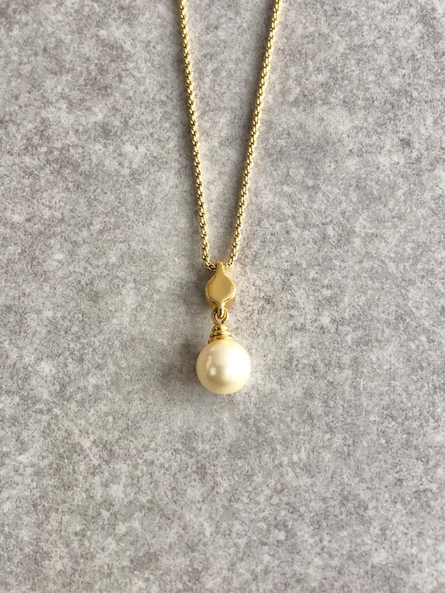 Christian Dior クリスチャン ディオール ネックレス ゴールド パール vintage ヴィンテージ オールド f5euhf