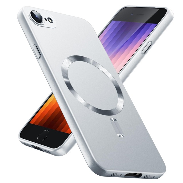 【Magnetic対応・一体型レンズ保護】iPhone SE 第3/2世代 iPhone 8/7 用のケース 耐衝撃 柔軟TPU 軽薄型