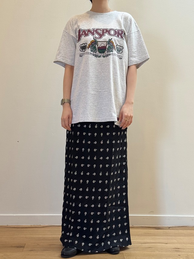 CU4-22 USED 90s TEE "JAN SPORT" -GRAY-