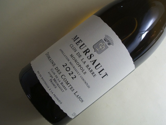 ムルソー　クロ・ド・ラ・バール　2022年　コント・ラフォン