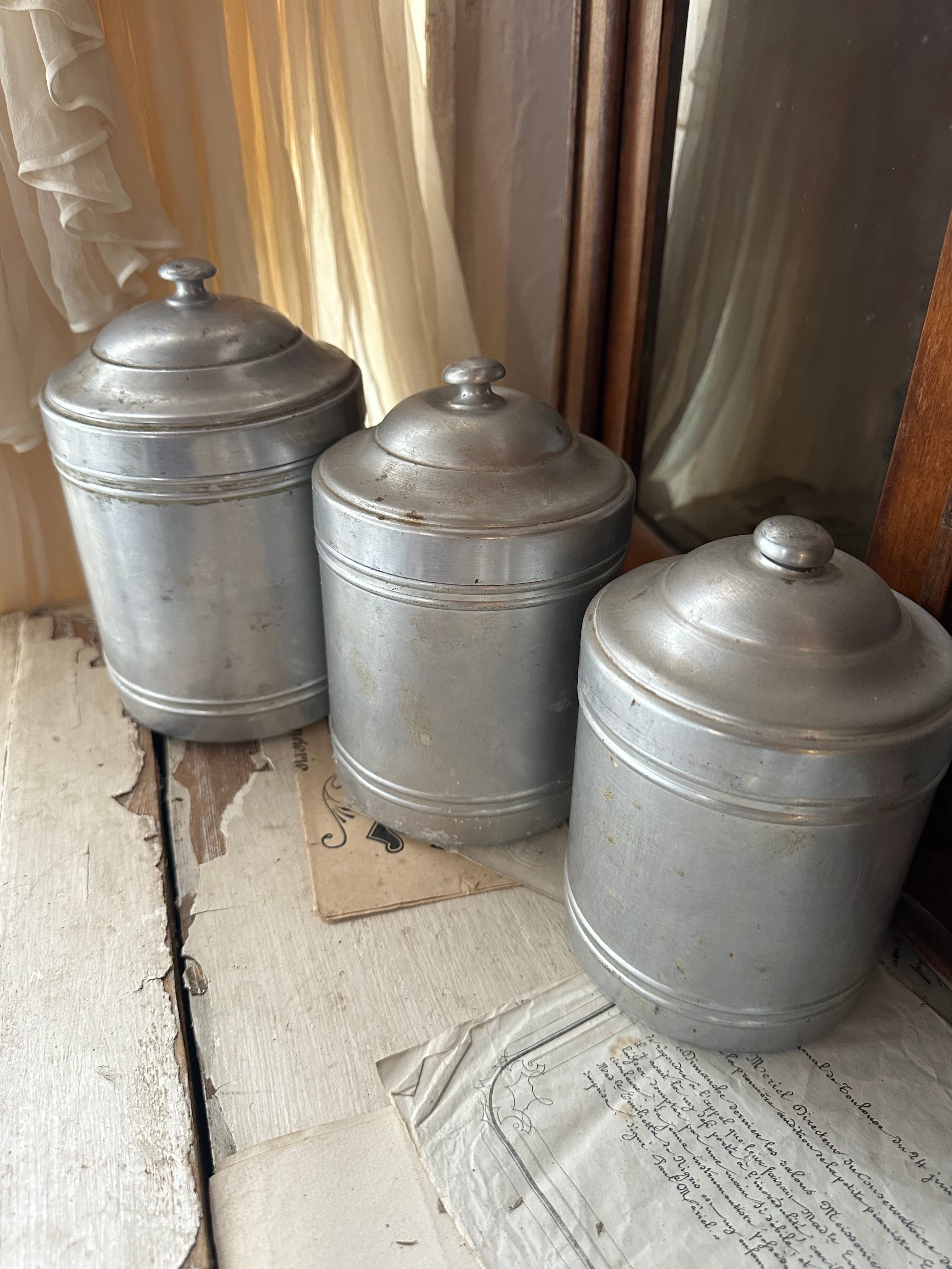 アルミキャニスター 6個SET | Brocante de La Cocotte アルミキャニスター 6個SET | Brocante de La Cocotte