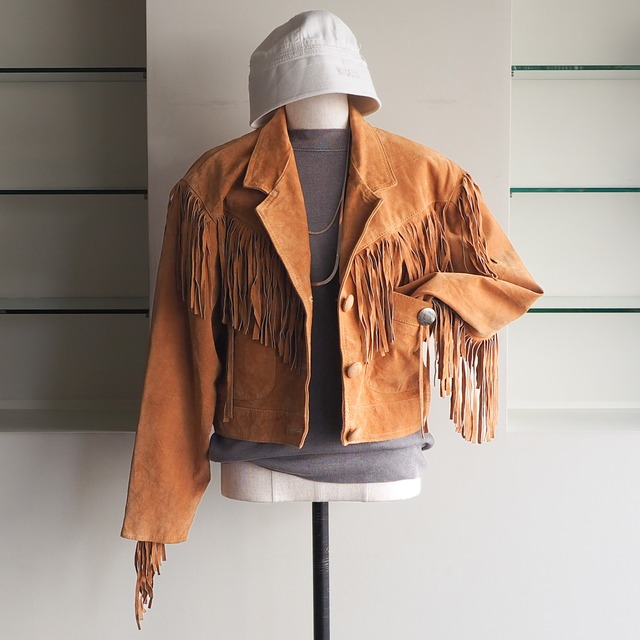 80s-90s D'Mode Classix Western Suede Short Jacket