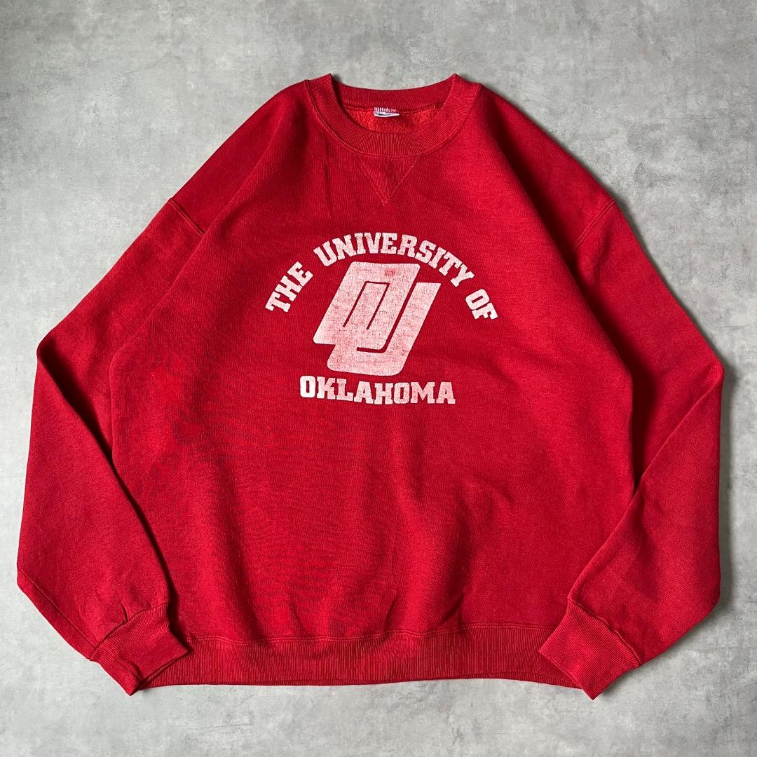 ラッセルアスレチック スウェット 古着 80s USA製 XL 赤 17268