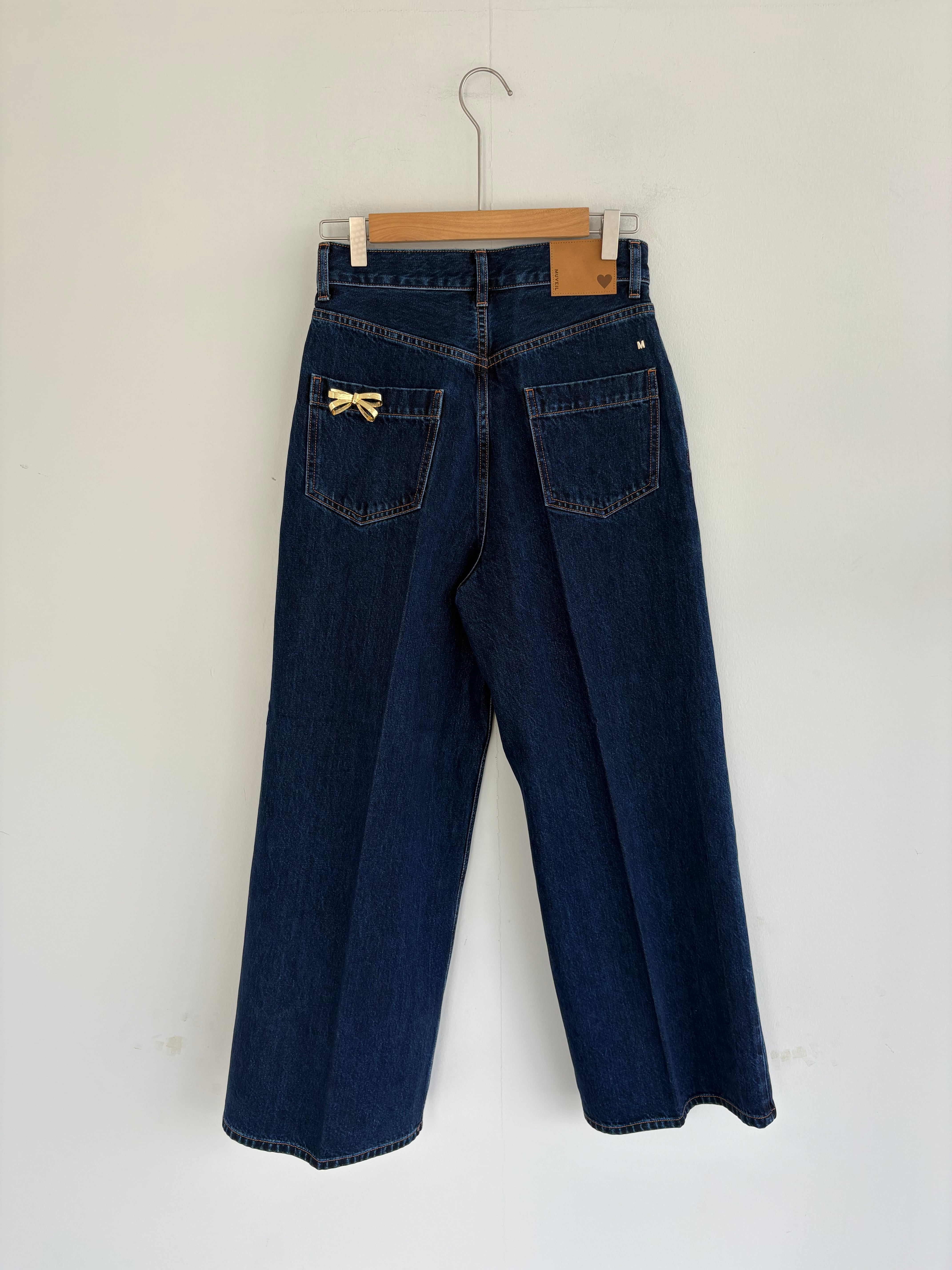MUVEIL リボンパーツ付デニムパンツ MA262FP001 | KOKO