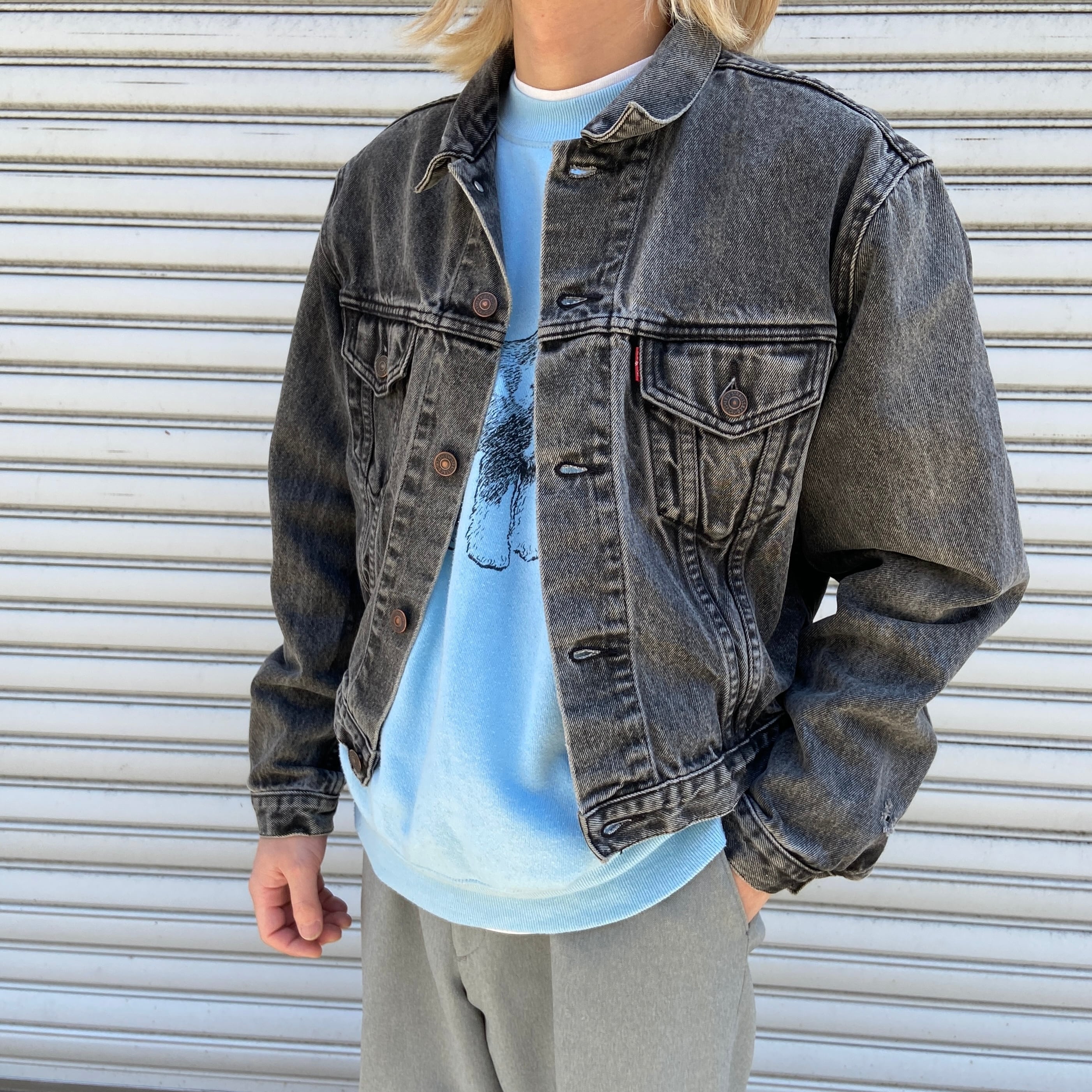 90s ランズエンド デニムハンティングジャケット インディゴ 90s ランズエンド デニムハンティングジャケット インディゴ