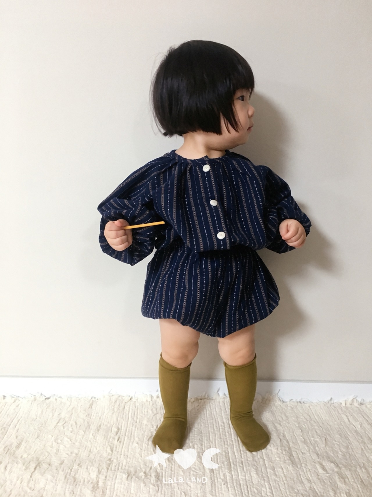【取寄】LALALAND  （Baby）エスニックブラウス｜秋服｜韓国子供服｜26/AT