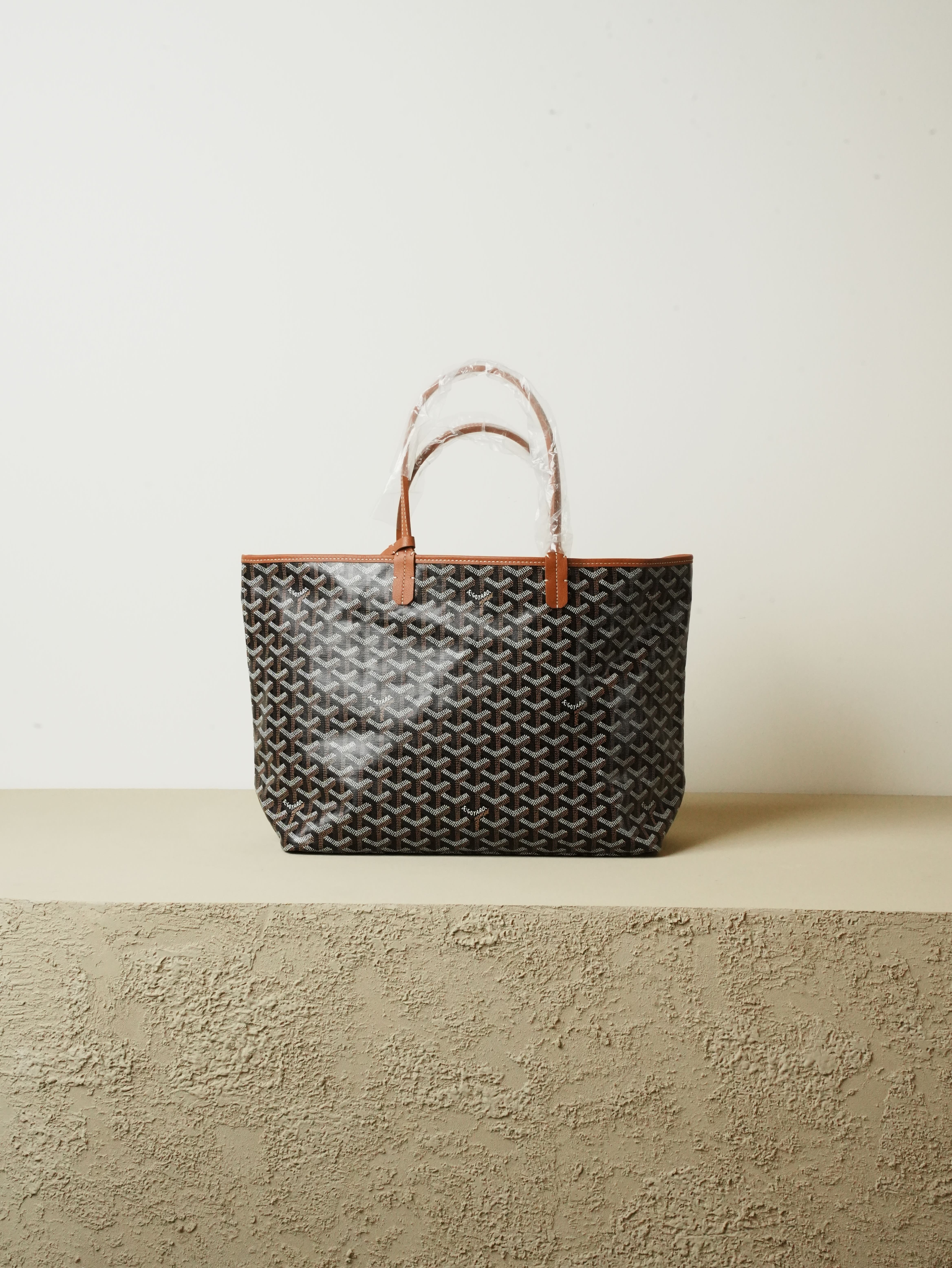 ゴヤール サンルイ PM ゴヤール サンルイ PM ヘリンボーン グレー PVC