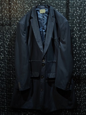"再倖築"vintage double docking custom tailored coat