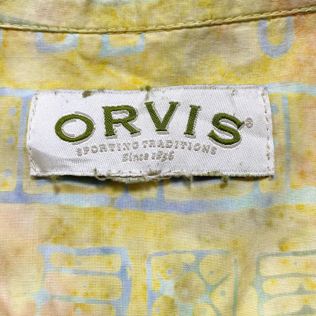 USA 古着 ORVIS オービス 開襟 コットン アロハシャツ ハワイアン