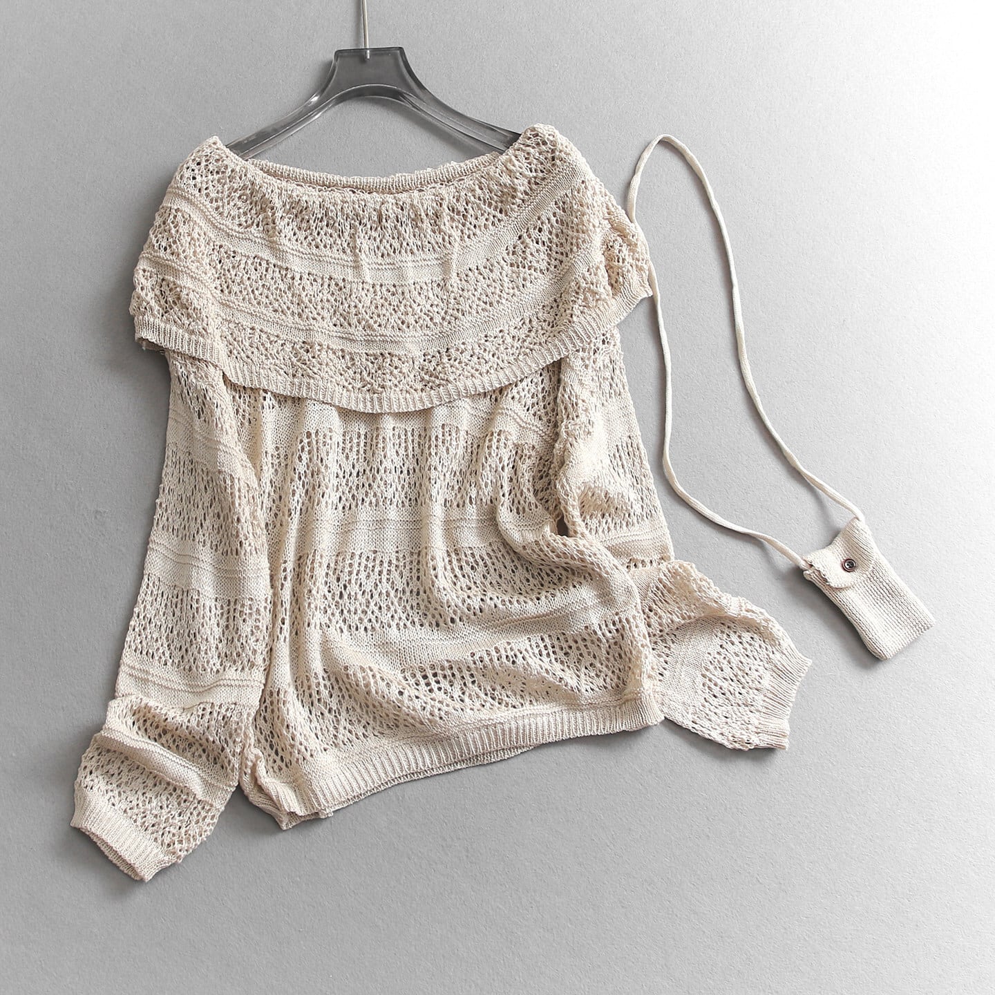 Sheer Knit with Mini Pouch TO1000