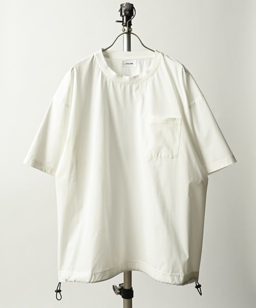 Cropped Shirt White stripe L SIZE | Pay ID