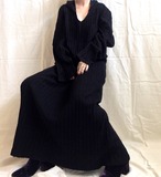 70s Hooded knit Dress