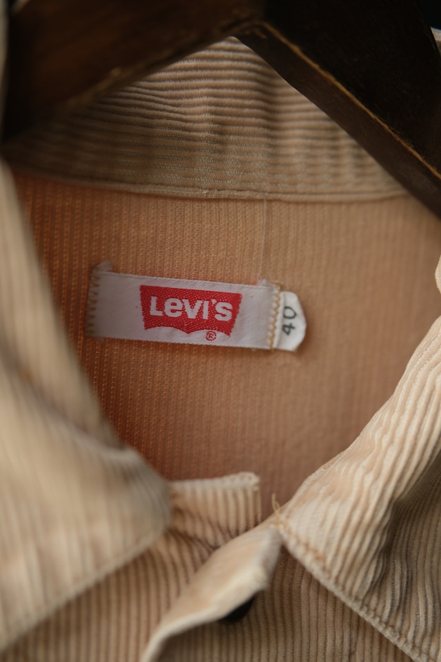 Utah/70's "Levi's" 70505 corduroy tracker jacket