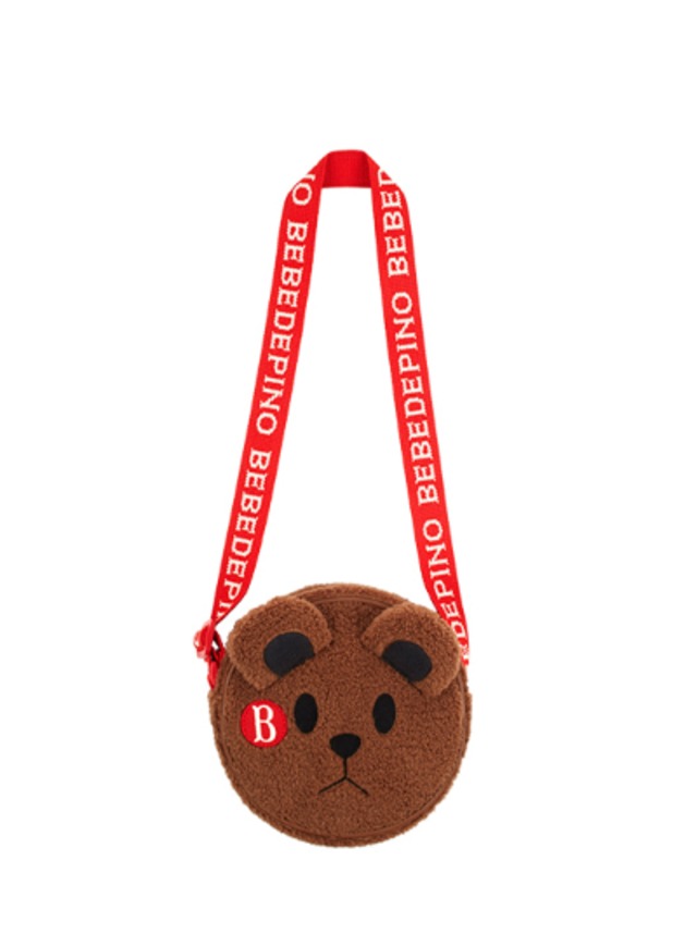 [BEBE DE PINO] Teen bear dumble fur tambourine bag 正規品 韓国ブランド 韓国ファッション 韓国代行 韓国通販 ベベドピノ bebedepino 日本 店舗 韓国 子供服