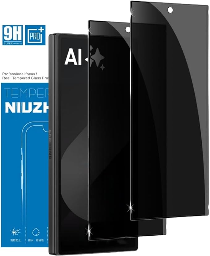 NIUZHAI Galaxy Z Fold 7 強化ガラスフィルム（2枚） 【覗き見防止