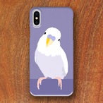 iPhoneケース セキセイインコ ホワイトウィング【各機種対応】