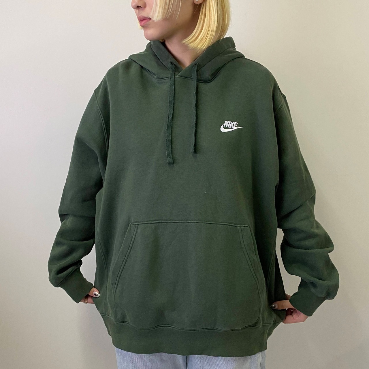 NIKE ナイキ スモールスウォッシュ ワンポイントロゴプリント プル 