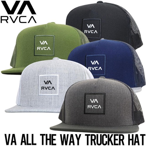 メッシュキャップ スナップバックキャップ 帽子 RVCA ルーカ VA ALL THE WAY TRUCKER HATBKW