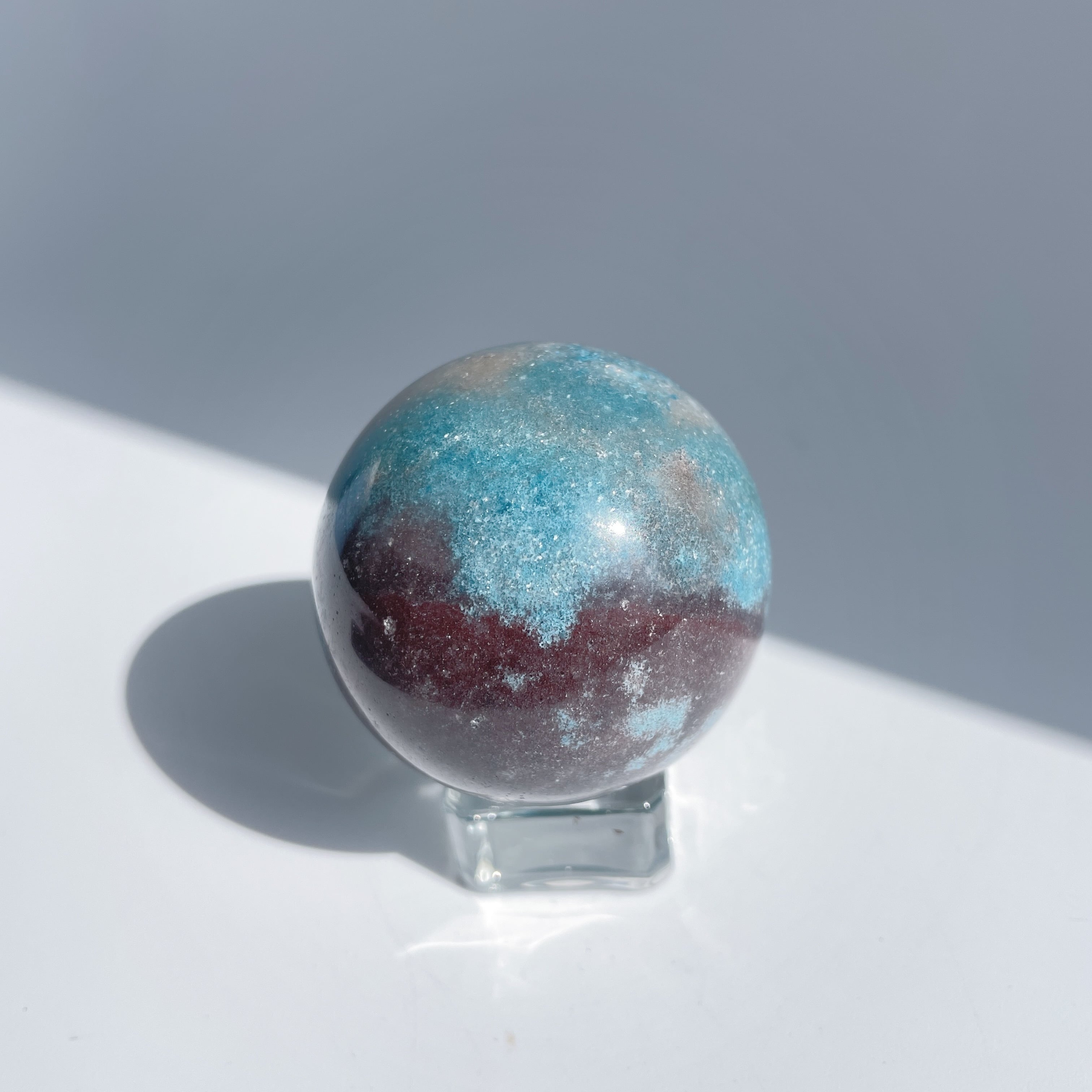 トロレアイトインクォーツ（トロール石）スフィア（丸玉）12