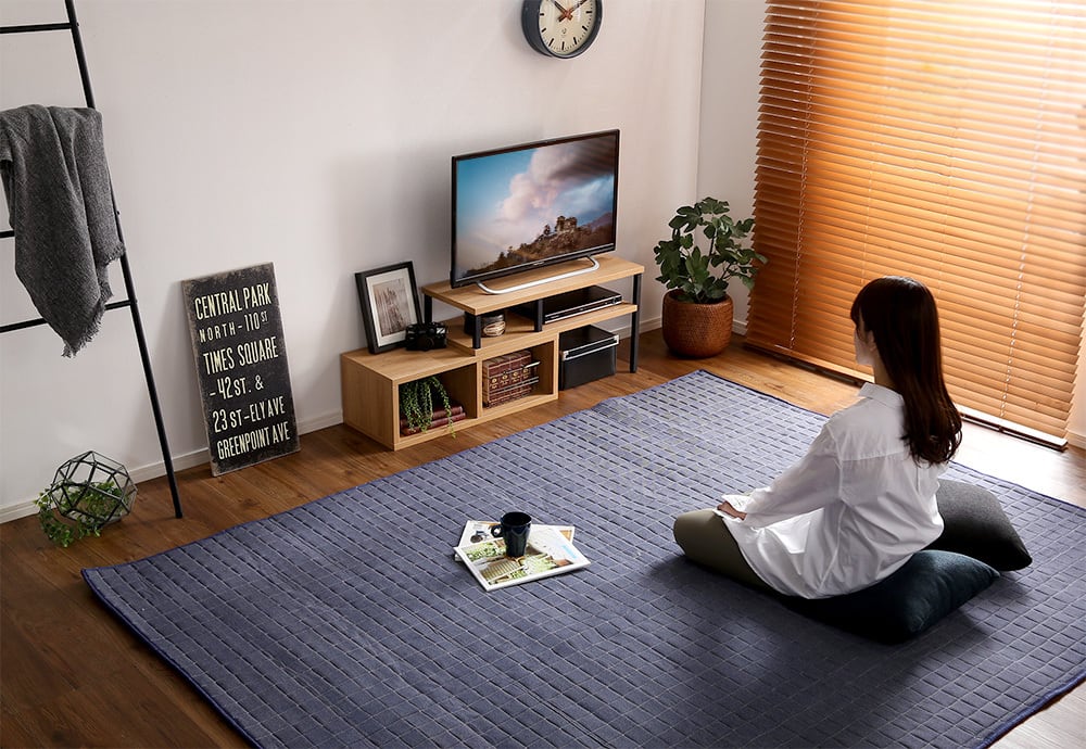 全2色】お部屋が狭くても使える！ヴィンテージ伸縮テレビ台 | TKSKSHOP