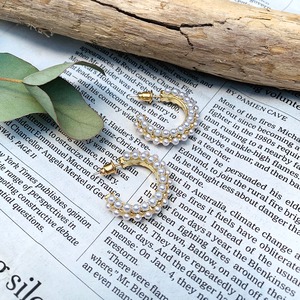 Artificial-Pearl Hoop Pierce