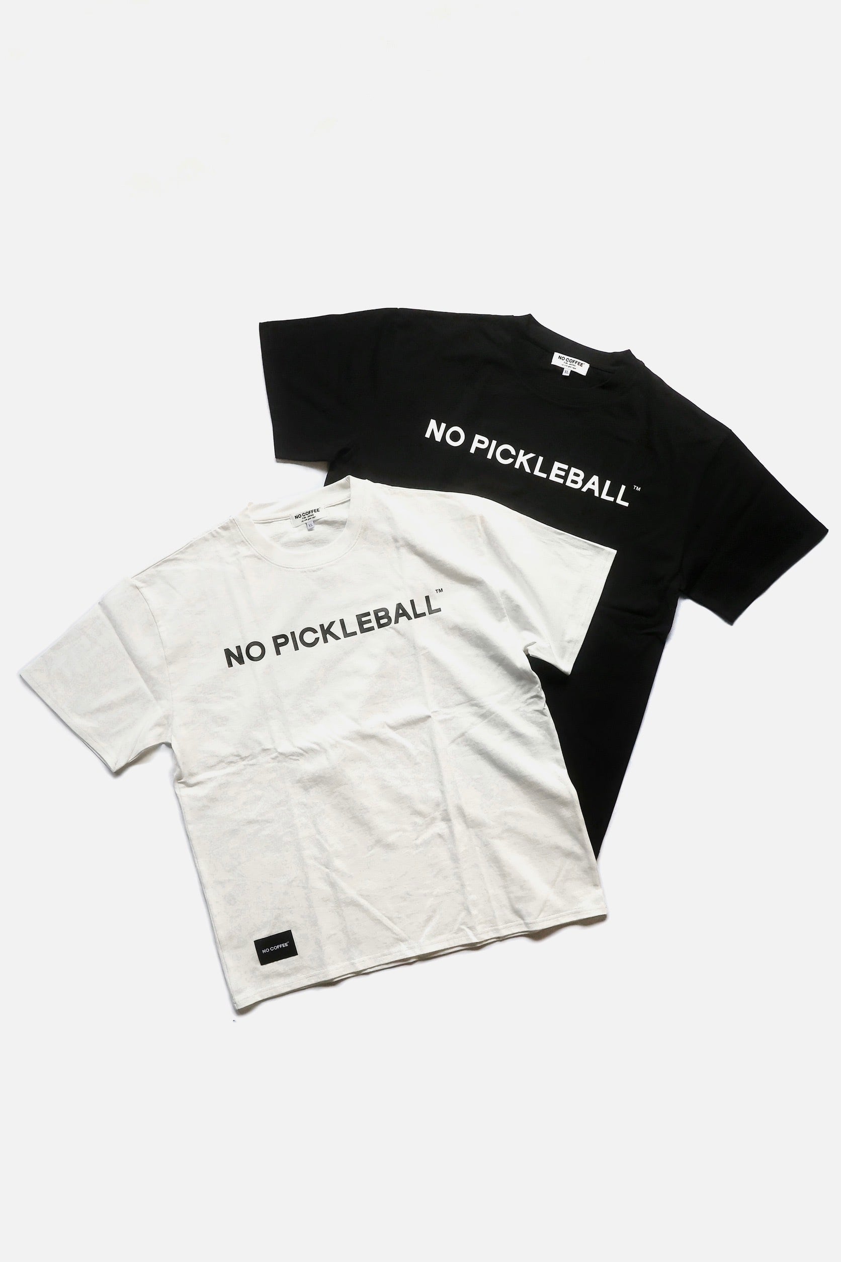 NO PICKLEBALL Tシャツ White ＜NO COFFEE x SANNO SPORTS＞ | SANNO
