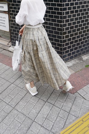 Taffeta Skirt (fabric Italy, made in Japan)