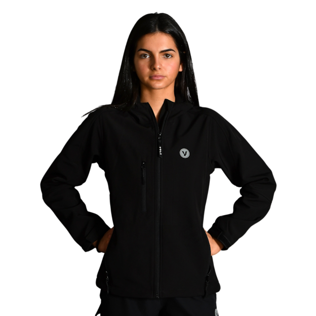 【スポーツウエア】SOFTSHELL JACKET WOMAN BLACK