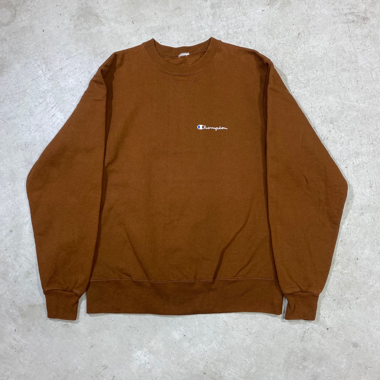 Champion チャンピオン 前Vガゼット ワンポイントロゴ 刺繍 スウェット 