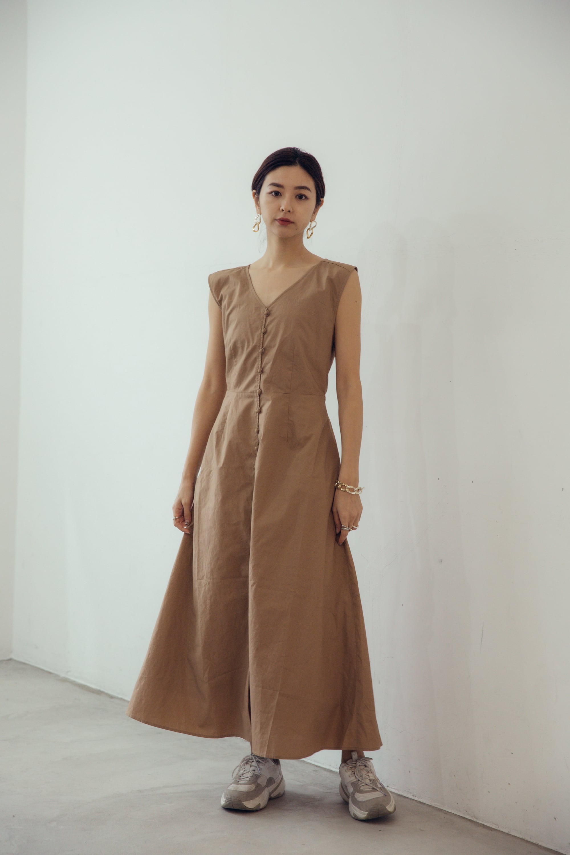 BACKCROSS SLEEVELESS DRESS 【CA2S-O332】 | CIEL'AIR BACKCROSS SLEEVELESS DRESS 【CA2S-O332】 | CIEL'AIR