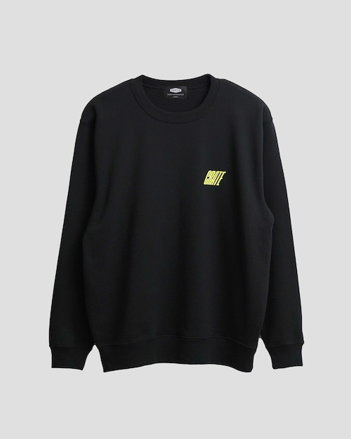 Flash  Crew Neck Sweat BLACK